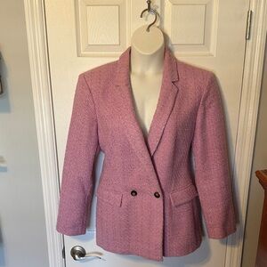 Ann Taylor Textured Pink Blazer